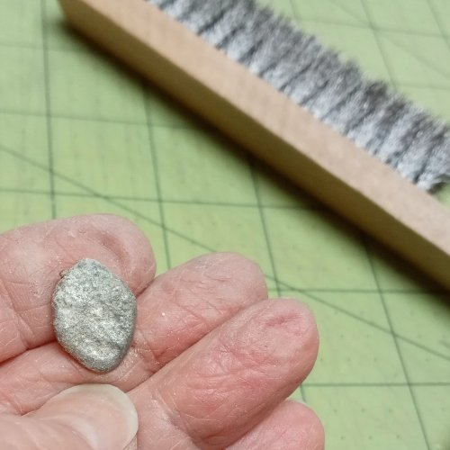 Judy Larson's Recycling Scrap Into Sheet Metal - Step 4, Metalwork, Stamping, Stamps, Butane Torch, Soldering, Solder, remove any soldering surface residue